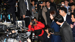 나경원 원내대표 검찰 출석