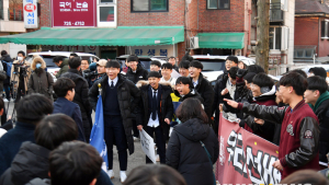 모두가 하나된 수능 응원전