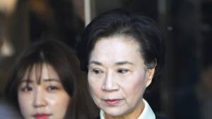 '가사도우미 불법 고용' 이명희, 항소심도 징역형 집행유예