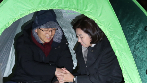 황교안 대표 찾아간 나경원