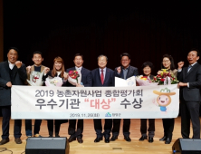 함양군, 2019 전국 농촌자원사업 우수기관 ‘대상’