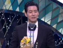 ‘SBS 연기대상’ 우수상 이상윤 “바람피우면 안 된다는 교훈”