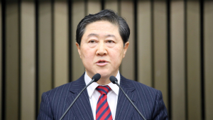 발언하는 유기준 자유한국당 원내대표 후보