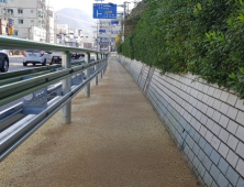 거제시, 예감 절감 신촌~서문삼거리 도로 새 단장…보행권 확보