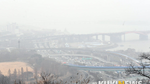 교통체증에 미세먼지까지