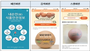 달걀 껍데기 안전정보,‘내손안(安)’ 모바일 앱에서 확인 가능