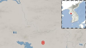 북한 황해남도 해주 인근서 규모 2.1 지진...