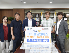 ㈜다올알앤에스, 저소득 여성 청소년 위생용품 후원