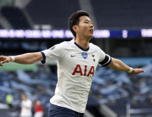 손흥민 1골 1도움..토트넘, 아스날에 2-1 역전승