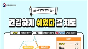 고속도로 휴게소 ‘건강하게 쉬었다 갈 지도’ 나와