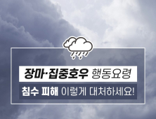 [카드뉴스] 장마·집중호우 행동요령