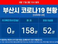 부산 코로나19 추가 확진자 없어···누계 확진자 213명