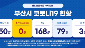 부산 코로나19 추가 확진자 없어···누계 확진자 250명