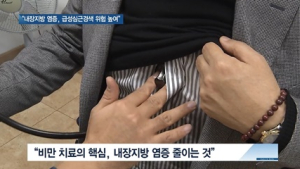 [쿠키건강뉴스] “내장지방 염증, 급성심근경색 위험 높여”