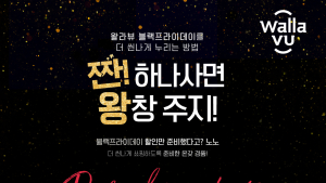 왈라뷰, 뷰티 블랙프라이데이 이벤트…최대 86% 할인