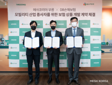 메쉬코리아‧DB손해보험, 모빌리티 산업 종사자 보험 확대 