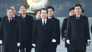 현충원 참배 마친 정세균 총리