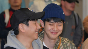 이선균-최우식 '절로 나오는 웃음'