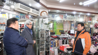 곽상욱 오산시장, 오색시장 방문 ‘코로나19 극복’ 독려