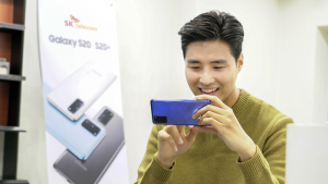 SK텔레콤, 갤럭시S20 사전개통 실시...아우라 블루 40% 차지
