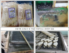 물때 끼여 있고 유통기한 초과 표시…냉장만두 제조업체 적발