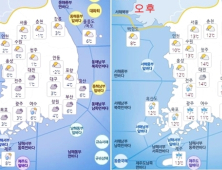 [날씨] 제주·남부지방엔 비, 중부지방엔 미세먼지가