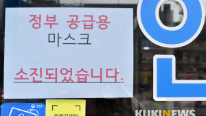 '정부 공급용 마스크 소진되었습니다'