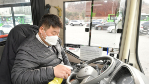 운전석 방역도 철저하게