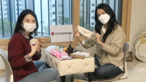 LG헬로비전 임직원, 위생용품 만들어 나누는 봉사활동 실시