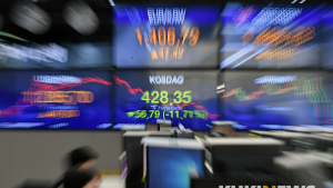 '코스닥, 11%대 하락'