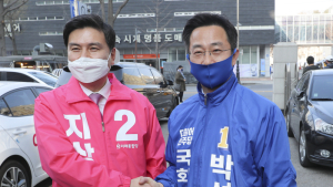 박성준-지상욱 '공정한 선거 다짐'
