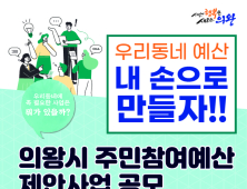 의왕시, 주민참여예산 제안사업 공모