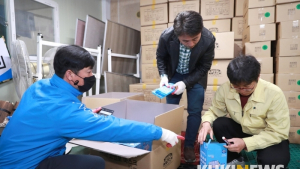 전북교육청, 학교 비축용 보건마스크 18만매 나눠