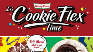 크리스피크림도넛, ‘Cookie Flex’ 초콜릿 도넛·음료 출시