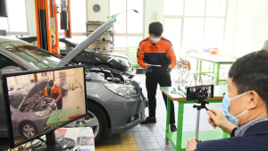 온라인 수업 준비하는 용산공고
