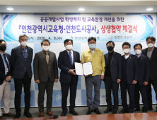 인천도시공사-인천교육청, 주거·교육환경 개선 상생협약 체결