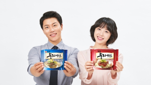 농심, 둥지냉면 모델에 음문석·김민아 발탁