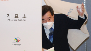 이낙연 후보 '투표합니다'
