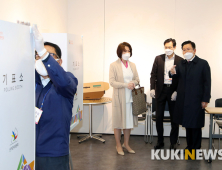 투표소 비밀보장 조치에 대해 지적하는 황교안 후보