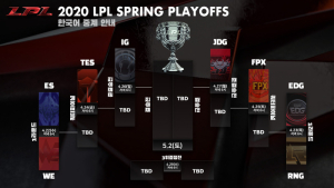 아프리카TV, '2020 LPL 스프링' PO 경기 한국어 중계