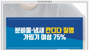 [카드뉴스] 분비물·냄새 칸디다 질염 가임기 여성 75%