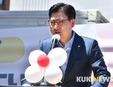해공노인복지관 어버이날 기념행사 참석한 이정훈 강동구청장