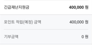 재난지원금 기부 취소 많았던 이유는 '실수'때문?