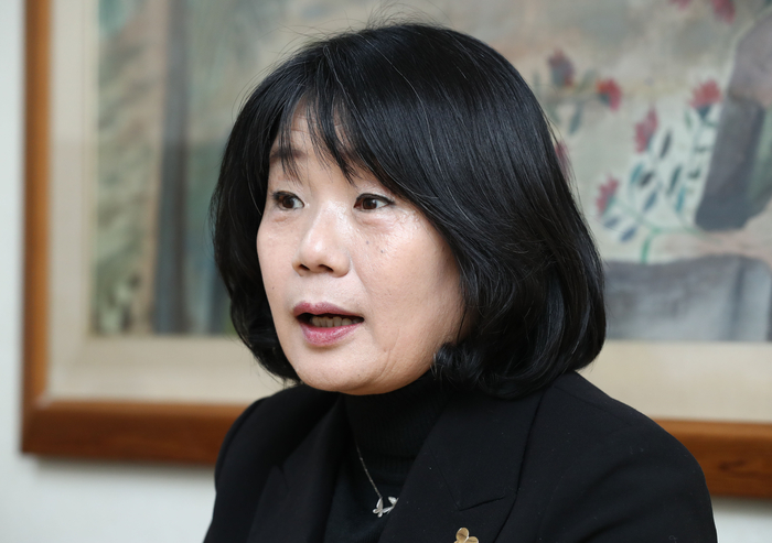더불어시민당 윤미향 당선인, 사진=연합뉴스