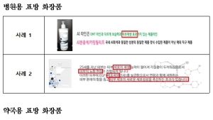 ‘피부재생’, ‘혈행개선’…의약품 오인 우려 화장품 광고 등 324건 적발
