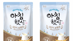 웅진식품, 신제품 '아침햇살 아몬드&땅콩' 출시