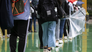'코로나19 뚫고 SK 공채시험'