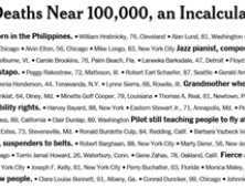 NYT, 1면에 ‘코로나19’ 사망자 1000명 이름 실으며 추모