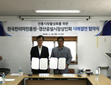 한국한의약진흥원, 전통시장들과 자매결연 맺어