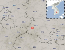 경북 김천서 규모 2.8 지진 발생…최대 진도 3